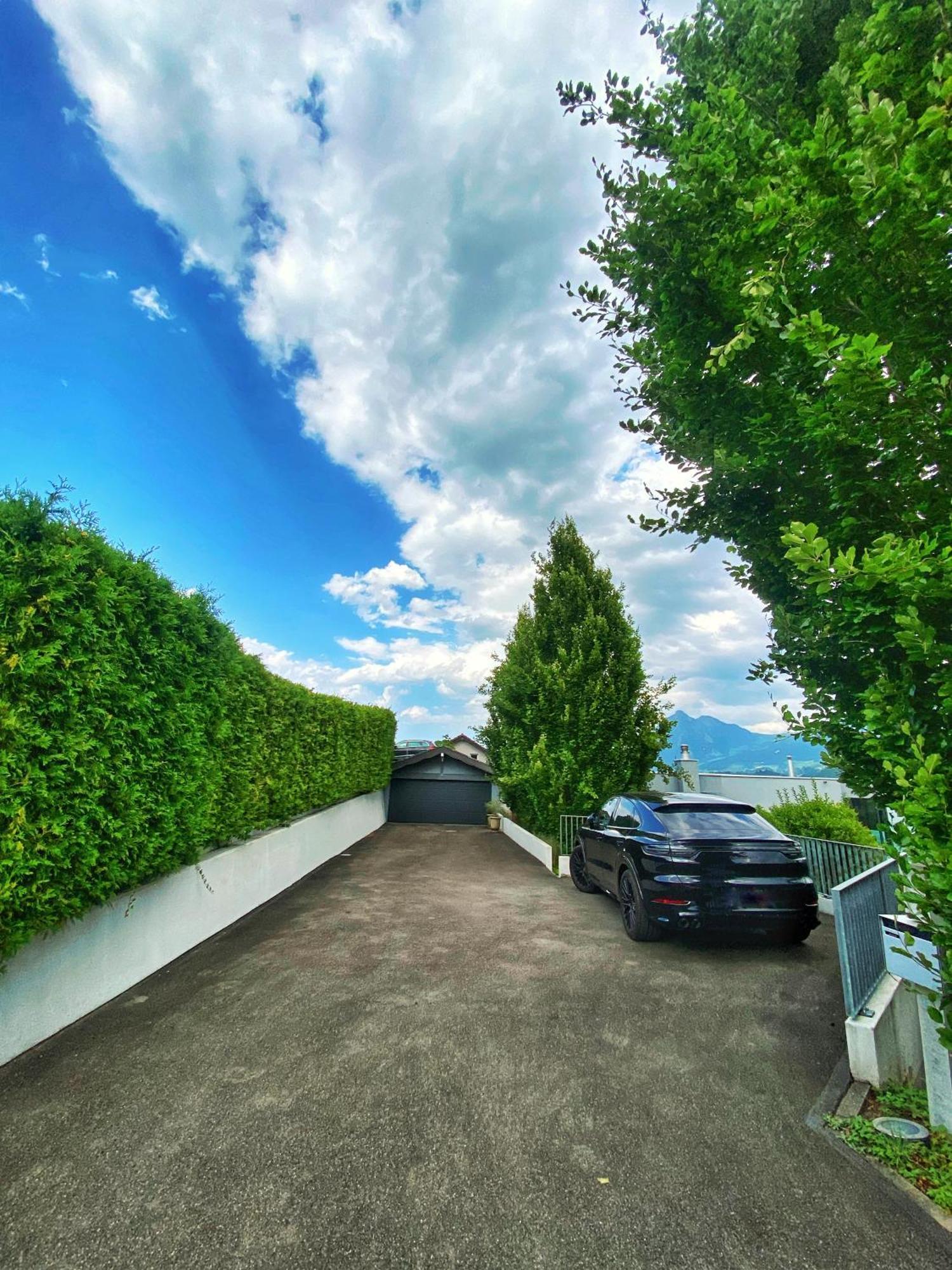 Luxury Loft On Top Of Villa Wilen With Tremendous Views By The Lake Sarnen Exterior foto